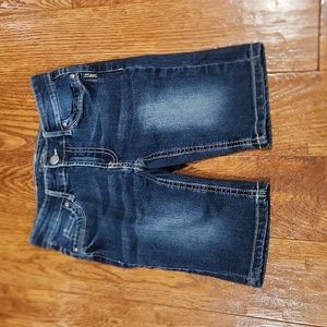 Girl's Silver Jean Short - Size 8